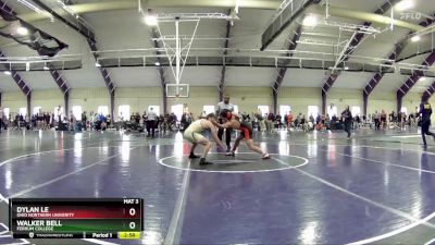 133 lbs Cons. Round 4 - Walker Bell, Ferrum College vs Dylan Le, Ohio Northern Univerity