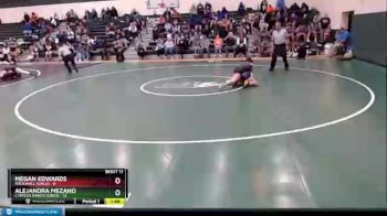 110 lbs Quarters & 1st Wb (16 Team) - Megan Edwards, Rockwall (Girls) vs Alejandra Mezano, Cypress Ranch (Girls)