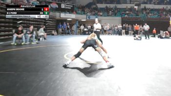 138 lbs Quarterfinal - Joseph Moore, Indian Land vs D J Ford, Summerville