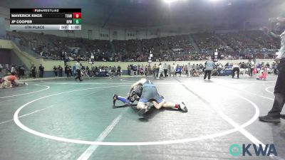 120 lbs Quarterfinal - Henry Raile, Woodward Youth Wrestling vs Cooper Couch, Grove Takedown Club