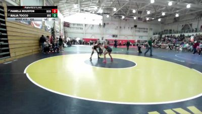 120 lbs Cons. Round 3 - Pamela Houston, Hoopa Valley vs Malia Tocco, Mendocino High School