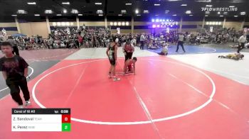 102 lbs Consi Of 16 #2 - Zeke Sandoval, Team SoCal vs Kingston Perez, Rebel WC