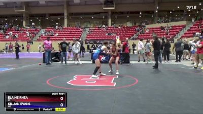 106 lbs Round 4 - Elaine Rhea, KS vs Killian Evans, MO