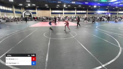 122 kg Quarterfinal - Kaeden Orians, Gold Rush Wr Ac vs Devin Cortinas, 209 Wr Ac