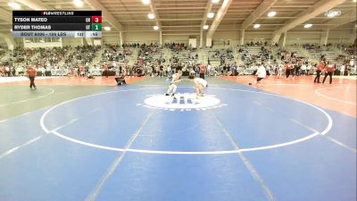 106 lbs Consi Of 64 #1 - Tyson Mateo, OH vs Ryder Thomas, UT