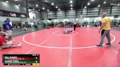 90 lbs Round 5 (6 Team) - Xander Parra, GREAT BRIDGE WRESTLING CLUB vs Will Hughes, JEFFERSON WRESTLING CLUB