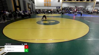 157G lbs Rr Rnd 2 - Kelly Kakos, Lock Haven vs Jordan Brown, Binghamton