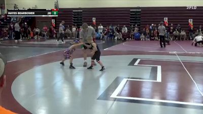 B-5 lbs Cons. Semi - Hayes Bearbower, Jesup Mat Club vs Colter Vaske, Delaware County Wrestling Club