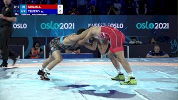 57 kg 1/4 Final - Alireza Sarlak, Iran vs Aryan Tsiutryn, Belarus