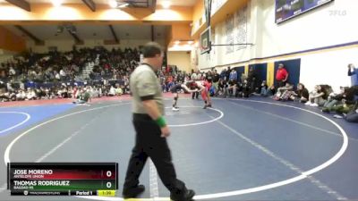 120 lbs 1st Place Match - JOSE MORENO, Antelope Union vs Thomas Rodriguez, Bagdad HS