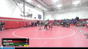 150 lbs Champ. Round 1 - Ricardo Solis, Eisenhower vs Cody Olson, Cle Elum