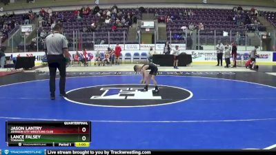 53 lbs Quarterfinal - Jason Lantry, Johnson City Wrestling Club vs Lance Falsey, Towanda