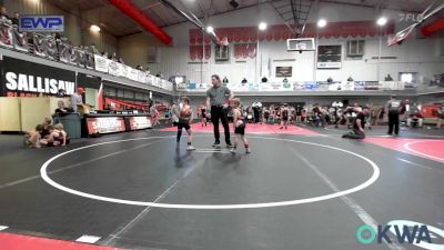 60-66 lbs Rr Rnd 2 - Connor Carrington, Sallisaw Takedown Club vs Uriah Bolin, Sallisaw Takedown Club