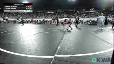 125 lbs Round Of 16 - Jordan Allison, Glenpool vs Kalley Fuller, Blue Devil Wrestling