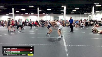 130 lbs Round 7 (8 Team) - Shawn Verdecchio, PA Alliance vs Johnny Snyder, Warhawks