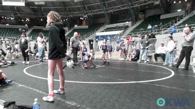 65 lbs Rr Rnd 3 - Autumn Brigge, SE Girls vs Camryn Price, Team Tulsa Girls