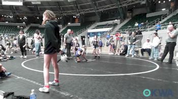 65 lbs Rr Rnd 3 - Autumn Brigge, SE Girls vs Camryn Price, Team Tulsa Girls