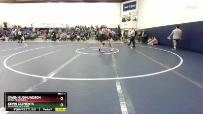 184 lbs Cons. Semi - Kevin Clements, San Francisco State vs Owen Gudmundson, Simon Fraser (B.C.)