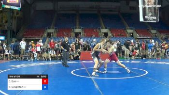 120 lbs Rnd Of 128 - Carter Ban, Minnesota vs Nash Singleton, Oregon