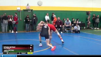 132 lbs Champ. Round 2 - Jack Mccall, LEBANON vs Ethan Detray, OAK HARBOR