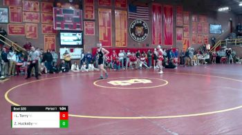 160 lbs Semifinal - Landon Terry, Tell City vs Zachary Huckaby, Perry Meridian