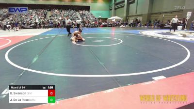 108 lbs Round Of 64 - Breighdon Swenson, Central Catholic Wrestling Club vs Jorge De La Rosa, Silverback Wrestling Club