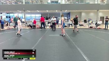 110 lbs Quarterfinals (8 Team) - Isaac Yates, Riverheads vs Owen Kelly, Crossroads Wrestling