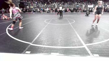 155 lbs Consolation - Camyrn Johnson, Spartan WC vs Cali Russell, Wentzville Wrestling Federation