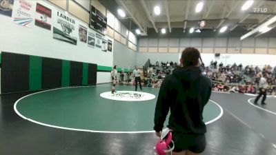 110 lbs Champ. Round 1 - Aine Cortez, Thunder Ridge vs McKinzie Mortensen, Pinedale