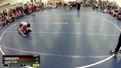 102 lbs Finals (8 Team) - Ryker Allen, Idaho vs Carter Booze, Nebraska Blue