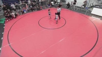 43 lbs Round 5 - Eliana Meza, Pounders Wrestling Club vs Adrian Joaquin Campos, SoCal Hammers