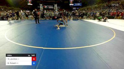 138 lbs Cons 16 #2 - Kyle Jardine, OH vs Brooklyn Pickett, MD