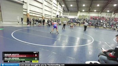 160 lbs Round 1 - Sholee Atcitty, Fort Hall Legends Wrestling Club vs Dillon Henson, Southern Idaho Training Center