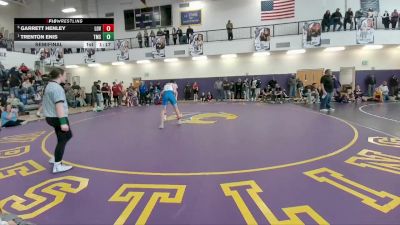 132 lbs Semifinal - Trenton Enis, Thermopolis vs Garrett Henley, Lovell Middle School