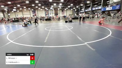 145 lbs Round Of 64 - Logan Milsaps, TX vs Chip Fahlbusch, GA