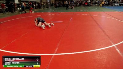 97 lbs Cons. Round 2 - Dyson Neugebauer, Worthington vs Cohen Kiecker, New Ulm