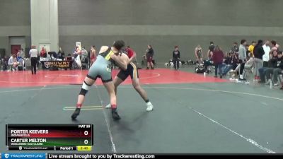 184 lbs Quarterfinal - Porter Keevers, Indianapolis vs Carter Melton, Wisconsin-Eau Claire