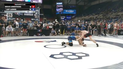 175 lbs Champ. Rd Of 128 - Brock Armstrong, Idaho vs Leif Larwin, Oregon