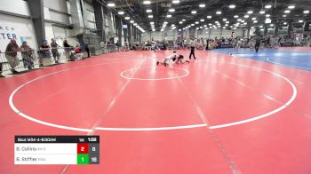 132 lbs Rr Rnd 1 - Brady Collins, 4M Strength vs Blue Stiffler, Roundtree Wrestling Academy Black