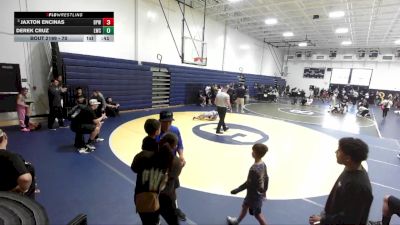 70 lbs Cons. Semi - Derek Cruz, Legacy Wrestling Center vs Jaxton Encinas, Dog Pound Wrestling