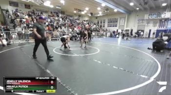 110 lbs Quarterfinal - Mikayla Putich, Marina vs Jenelly Valencia, Vista Murrieta