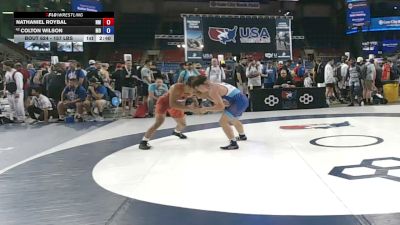 157 lbs Champ. Rd Of 128 - Nathaniel Roybal, New Mexico vs Colton Wilson, Missouri