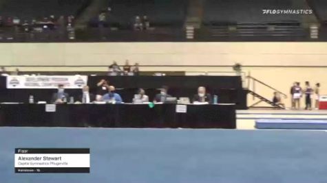 Alexander Stewart - Floor, Capital Gymnastics Pflugerville - 2021 USA Gymnastics Development Program National Championships