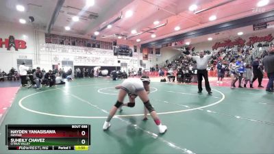 100 lbs Quarterfinal - Hayden Yanagisawa, Mayfair vs Suheily Chavez, Citrus Valley