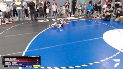 53 lbs Round 2 - Denali Klein, Marathon Wrestling Club vs Jack Bauer, Rogue Wrestling Club