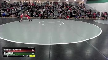 85 lbs Quarterfinal - Boaz Diaz, Big Game Wrestling vs Gunner Thompson, Nebraska Elite