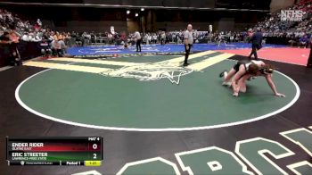 6A-144 lbs Quarterfinal - Eric Streeter, Lawrence-Free State vs Ender Rider, Olathe East