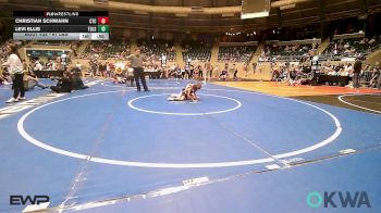 61 lbs Consi Of 16 #2 - Christian Schwahn, Chandler Takedown Club vs Levi Ellis, Tulsa North Mabee Stampede