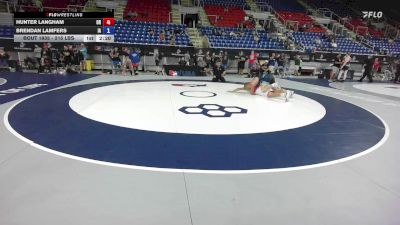 215 lbs Cons. Rd Of 32 - Hunter Langham, OR vs Brendan Lamfers, IA