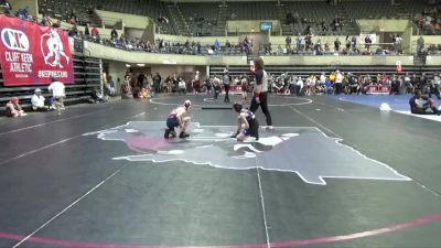 70 lbs Round 1 - Ella Coomes, American Outlaws vs Brylie Bakken, Outlaw Wrestling Club